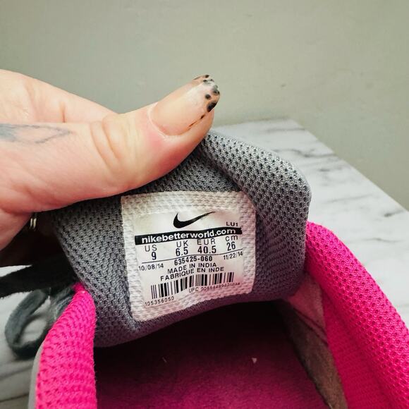 Nike Court Tradition II Gray And Pink Sneakers Women’s Size 9 - Picture 9 of 10